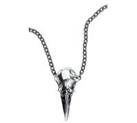 Alchemy Gothic Rabenschädel Klein Halskette multicolor
