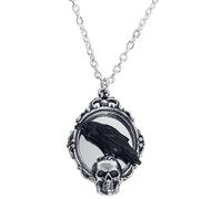 Alchemy Gothic Halskette Reflections of Poe – schwarz/silberfarben Hartzinn – Gothic – Frauen
