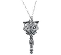 Alchemy Gothic Sacred Cat Vanity Frauen Halskette silberfarben Hartzinn Gothic, Katzen