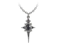 Alchemy Gothic Sterne Leben Unisex Halskette schwarz/silberfarben Hartzinn Gothic