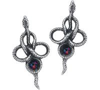 Alchemy Gothic Tercia Serpent Frauen Ohrstecker-Set silberfarben Hartzinn Undefiniert Gothic