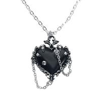 Alchemy Gothic Halskette Witches Heart silberfarben Onesize