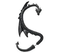 Alchemy Schwarz Zinn Ohrring The Dragon's Lure