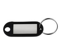 Alco - ALCO Schlüsselanhänger 52 x 21 x 3 mm (B x H x T) Kunststoff schwarz 10 St./Pack. schwarz