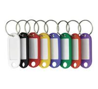 ALCO Schlüsselanhänger 52 x 21 x 3 mm (B x H x T) Ring Kunststoff farbig sortiert 200 St./Pack.