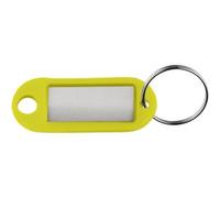 ALCO Schlüsselanhänger 52 x 21 x 3 mm (B x H x T) Kunststoff gelb 10 St./Pack.