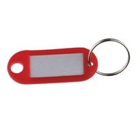 ALCO Schlüsselanhänger 52 x 21 x 3 mm (B x H x T) Kunststoff rot 10 St./Pack.