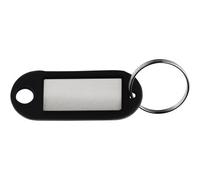 ALCO Schlüsselanhänger 52 x 21 x 3 mm (B x H x T) Kunststoff schwarz 10 St./Pack.