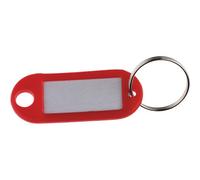 ALCO Schlüsselanhänger 52 x 21 x 3 mm (B x H x T) Kunststoff rot 10 St./Pack.