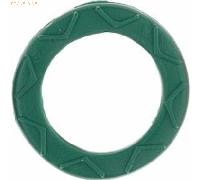 Alco Schlüsselkennringe Kunststoff VE=100 Stück dunkelgrün