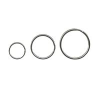 ALCO Schlüsselringe aus Metall Nickel Ø 25mm BTL 10St 1925