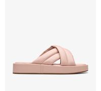 Clarks Damen Alda Glide Sandale glissante, Light Pink Lea, 39.5 EU