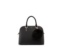 ALDO Damen Galilini Dome Satchel Handtasche, Schwarz