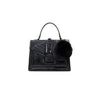 ALDO Regular Jerilini Damenhandtasche mit Griff, Schwarz/Schwarz, Medium