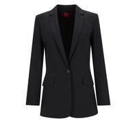 HUGO Damen Blazer mit Nadelstreifen ALEDONI, anthrazit, Gr. 34