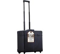 Aleon 43.2 cm Two Wheels Pilot Business Laptop Travel Case Catalog Case, Schwarz, 8.5 x 16 x 16 inches, Digital