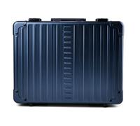 Aleon Attache Aktenkoffer 38 cm Laptopfach blau