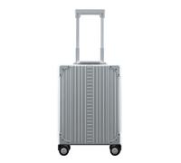 Aleon Business 4-Rollen Businesstrolley 50 cm Laptopfach platinum Silber Herren