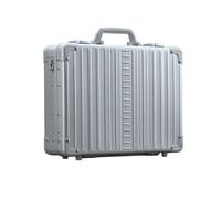 Aleon Business Attaché 17" Laptop Case, 33 cm Silber