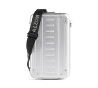 Aleon Classic Vertical Vanity Umhängetasche silber, Aluminium, Unisex