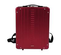 Aleon Hybrid Business-Rucksack Aluminium 39 cm Laptopfach rot