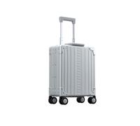 Aleon Aluminium 4-Rollen Kabinentrolley 13" 42 cm silber