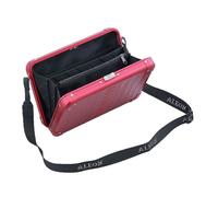 Aleon 2505 Umhängetasche rot, Aluminium, Unisex