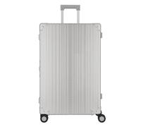 Aleon Traveler Macro 4-Rollen Trolley 77 cm mit Kleidersack grau