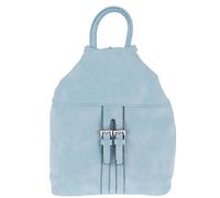 ALESSANDRO Femme Bag Handtasche Rucksack Damentasche + Schlüßelmäppchen (Lugano Ice Blue 7)
