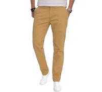 ALESSANDRO SALVARINI Herren Designer Chino Stoff Hose Chinohose Regular Fit AS016