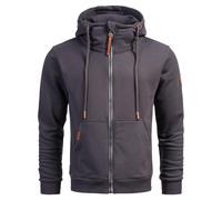 Alessandro Salvarini Herren Sweatjacke AS292 mit Kapuze & Reißverschluss S