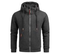 Alessandro Salvarini Herren Sweatjacke AS292 mit Kapuze & Reißverschluss S