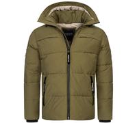 Alessandro Salvarini Winterjacke Grün Basic für Herren - S