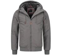 Winterjacke ALESSANDRO SALVARINI "ASWeighty", Herren, Gr. L, grau (dunkelgrau), Obermaterial: 100% Polyester. Innenseite: 100% Polyester. Futter: 100% Polyester, Jacken Winterjacke, mit weichem Teddyf