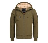 Alessandro Salvarini Herren Winterjacke AS-431 - Warm, Mit Teddyfellfutter & Kapuze S