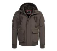 Alessandro Salvarini Herren Winterjacke AS-432 - Klassisch, Mit Fleecefutter & Kapuze L