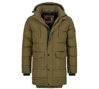 Alessandro Salvarini Herren Winterjacke AS285 mit Teddyfell & abnehmbarer Kapuze XL