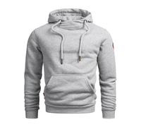 Alessandro Salvarini Kapuzenpullover Herren hellgrau, XXL