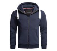 Sweatjacke ALESSANDRO SALVARINI "ASVinzent" Gr. L (52), blau (navy) Herren Sweatjacken warmer Hoodie (16573150-L)