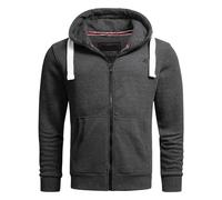 Sweatjacke ALESSANDRO SALVARINI "ASVinzent" Gr. S (48), grau (dunkelgrau) Herren Sweatjacken (33940235-S) dunkelgrau