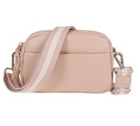 Alessandro Salvatore Damen Handtasche klein echtes Leder Tasche mit Wechselgurt für Damen Lederhandtasche Ledertasche Echtleder Milano Crossbody 12976 +e (Beige Cream 6 (hellbraun) 12976)