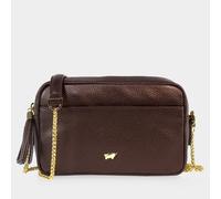 ALESSIA Camera Bag with Chain braun Damen - Leder