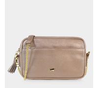 ALESSIA Camera Bag with Chain braun Damen - Leder