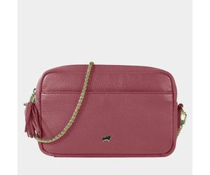ALESSIA Camera Bag with Chain braun Damen - Leder