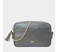 ALESSIA Camera Bag with Chain grau Damen - Leder