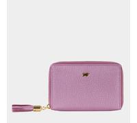 ALESSIA Reißverschluss-Geldbörse 4 Kartenfächer rosa Damen - Leder