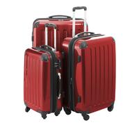 Alex - 3er Koffer-Set Hartschale Rot glänzend, TSA, (55cm, 65cm & 75cm), 235 Liter Rot