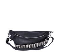 ALEXANDER HEITZ Crossbody Leder mit Gurt XXL schwarz