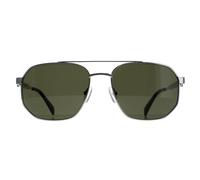 Alexander McQueen Pilotenbrille Unisex Silber Grün AM0458S Einheitsgröße