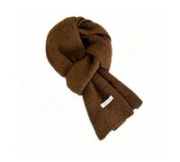 Alexis Leroy Damen Kurzschal aus Wollmix, edler Loop-Schal für Herbst und Winter, uni, für Büro und Alltag